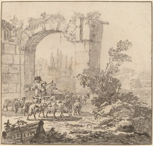 Ziegenherde von Cornelis Ploos van Amstel