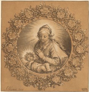 Madonna und Kind, 1769 von Cornelis Ploos van Amstel