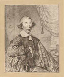 Porträt eines sitzenden Mannes von Cornelis Ploos van Amstel