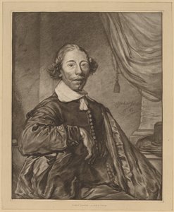 Porträt eines sitzenden Mannes von Cornelis Ploos van Amstel