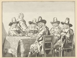 Regenten des Waisenhauses in Haarlem von Cornelis Ploos van Amstel