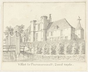Das Schloss in Purmerend von Cornelis Pronk