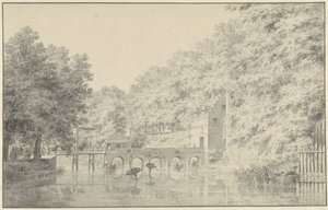 Tor des Schlosses in Buren von Cornelis Pronk