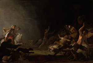 Ein Hexensabbat, ca. 1650 von Cornelis Saftleven