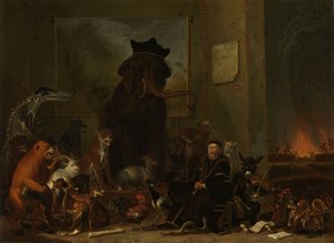 Satire auf den Prozess von Johan van Oldenbarnevelt