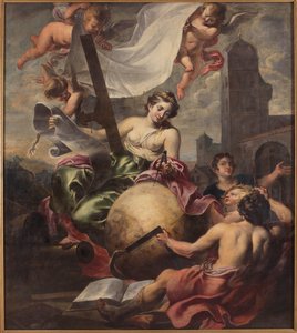 Allegorie der Geometrie, erste Hälfte des 17. Jahrhunderts