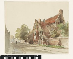 Das alte Gasthaus in Hasselt von Cornelis Springer