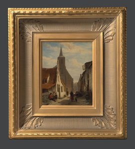 Kirche in Zandvoort von Cornelis Springer