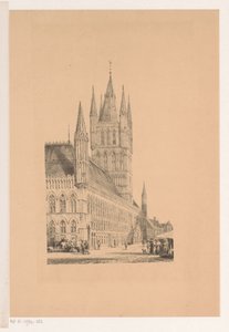 Tuchhalle von Ypern von Cornelis Springer