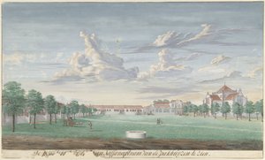 Der Innenhof der Festung Jaffnapatnam auf Ceylon