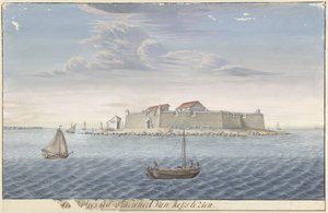 Das Fort Hammenhiel auf Ceylon