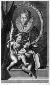 Elisabeth I., Königin von England und Irland von Cornelis Vermeulen