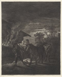 Pferdediebstahl von Cornelis Visscher (II)