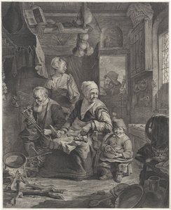 Pfannkuchenbäckerin von Cornelis Visscher (II)