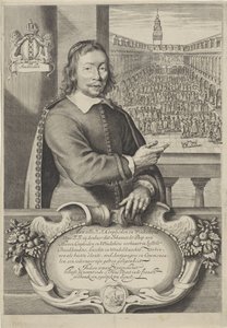 Visitenkarte von Johannes de Paep von Cornelis Visscher (II)