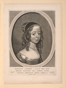 Henrietta Catharina, Prinzessin von Oranien-Nassau, aus Neun Porträts von Cornelis Visscher
