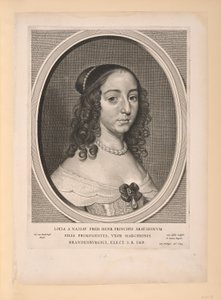 Louise Henrietta, Prinzessin von Oranien-Nassau, aus Neun Porträts von Cornelis Visscher