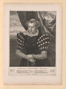 Magdalena Moons, aus Quatuor Personae von Cornelis Visscher