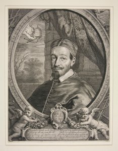 Papst Alexander VII, Fabio Chigi (1599-1667) von Cornelis Visscher
