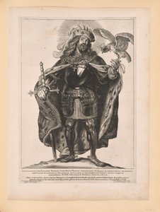 Sankt Bavo, aus Heilige der Nord- und Südniederlande von Cornelis Visscher