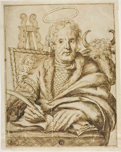 Der heilige Lukas von Cornelis Visscher