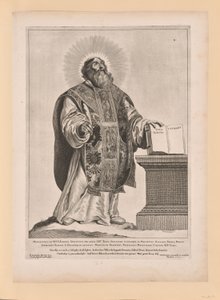 Heiliger Wulfram, aus Heilige der Nord- und Südniederlande von Cornelis Visscher