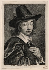 Selbstporträt von Cornelis Visscher