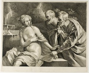Susanna und die Ältesten, aus Kabinett Reynst von Cornelis Visscher