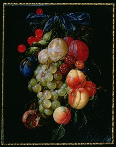Ein Fruchtkranz von Cornelis de Heem