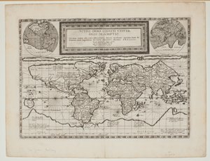 Totius Orbis Cogniti Universalis Descriptio, Antwerpen, 1593