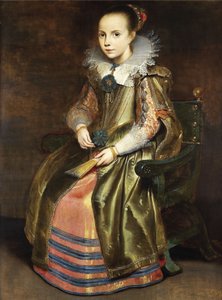 Elisabeth Vekemans als kleines Mädchen von Cornelis de Vos