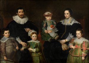 Familienporträt, um 1630-35 von Cornelis de Vos