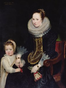 Porträt einer Dame und ihrer Tochter