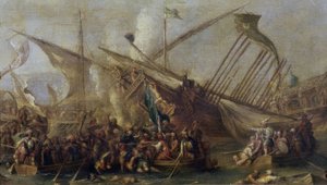 Boarding von Cornelis de Wael