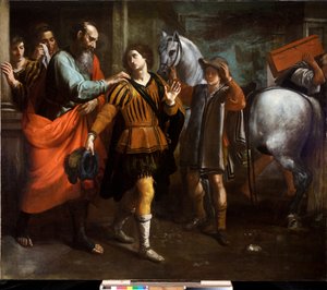 Abreise des verlorenen Sohnes, ca. 1650 von Cornelis de Wael