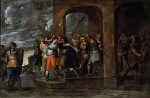 Geschichte des verlorenen Sohnes: Vertreibung von Cornelis de Wael