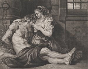 Cimon und Pero, ca. 1650-80 von Cornelis van Caukercken