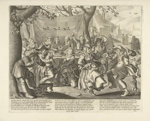 Bauernhochzeit von Cornelis van Dalen (I)