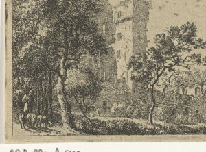 Ruine von Schloss de Haar von Cornelis van Hardenbergh
