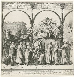 Triumphzug von Wilhelm von Oranien, Platte a von Cornelis van Kittensteyn