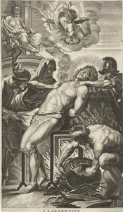 Martyrium des heiligen Laurentius von Cornelis van Merlen