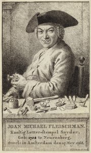 Porträt von Johann Michael Fleischmann