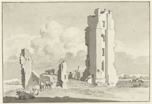 Ruine des Hauses in Kleef bei Haarlem
