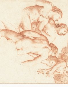Amor und die drei Grazien von Cornelis van Poelenburch