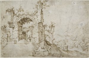 Ruinenlandschaft von Cornelis van Poelenburch