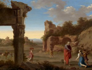 Der Prophet Elija und die Witwe von Zarpat