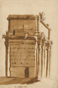Der Bogen des Septimius Severus, Rom von Cornelis van Poelenburgh