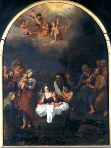 Anbetung der Hirten von Cornelis van Poelenburgh or Poelenburch