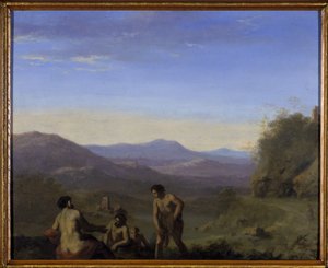 Arkadische Landschaft von Cornelis van Poelenburgh or Poelenburch