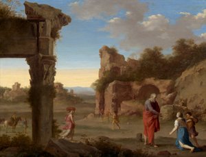 Der Prophet Elija und die Witwe von Zarpat, um 1630
